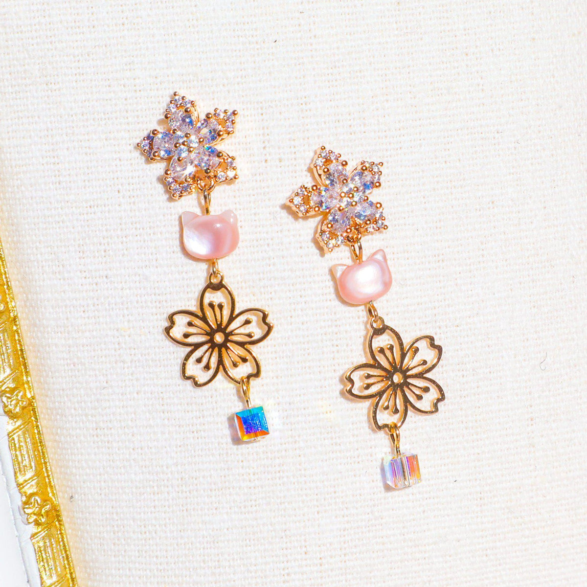 Dancing Kitty Earrings