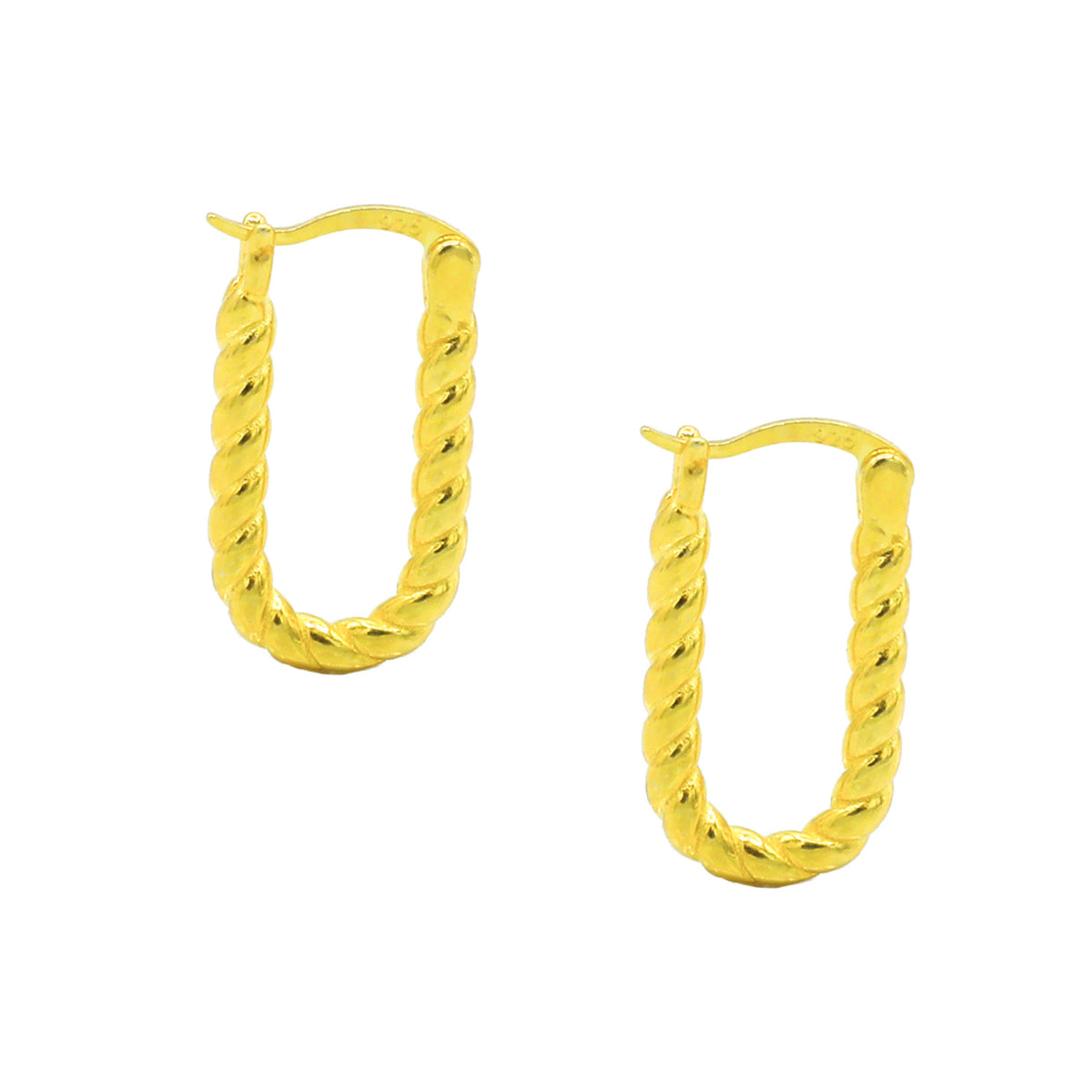 Long Twist Hoops