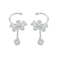 Dangling Flower Ear Cuff