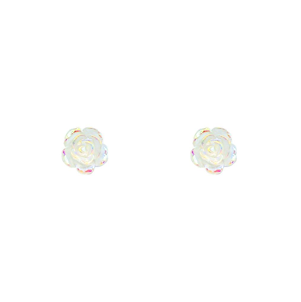 Holographic Flower Studs