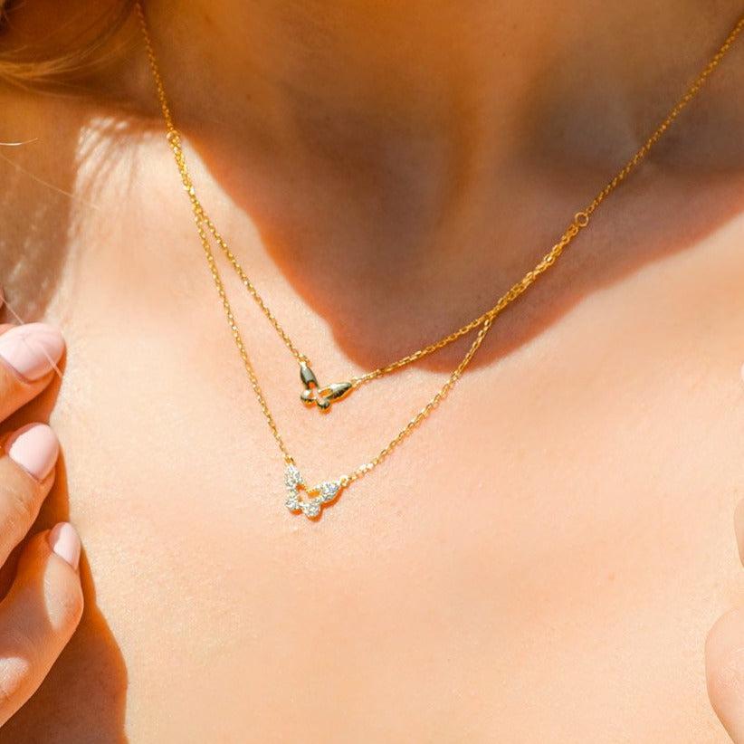Good Morning, Butterfly Necklace