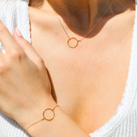 [Lucky Charm] Big Circle Necklace