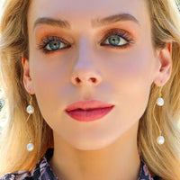 Peony Pearl Earrings