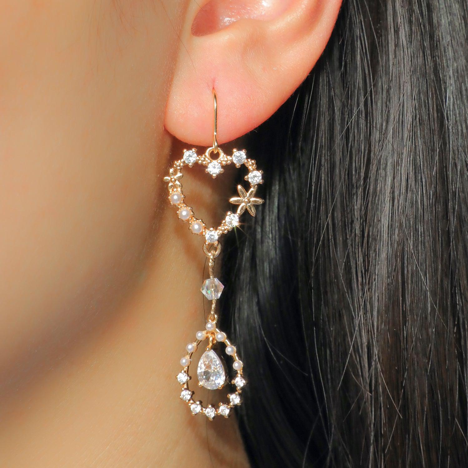 Blooming Heart Earrings
