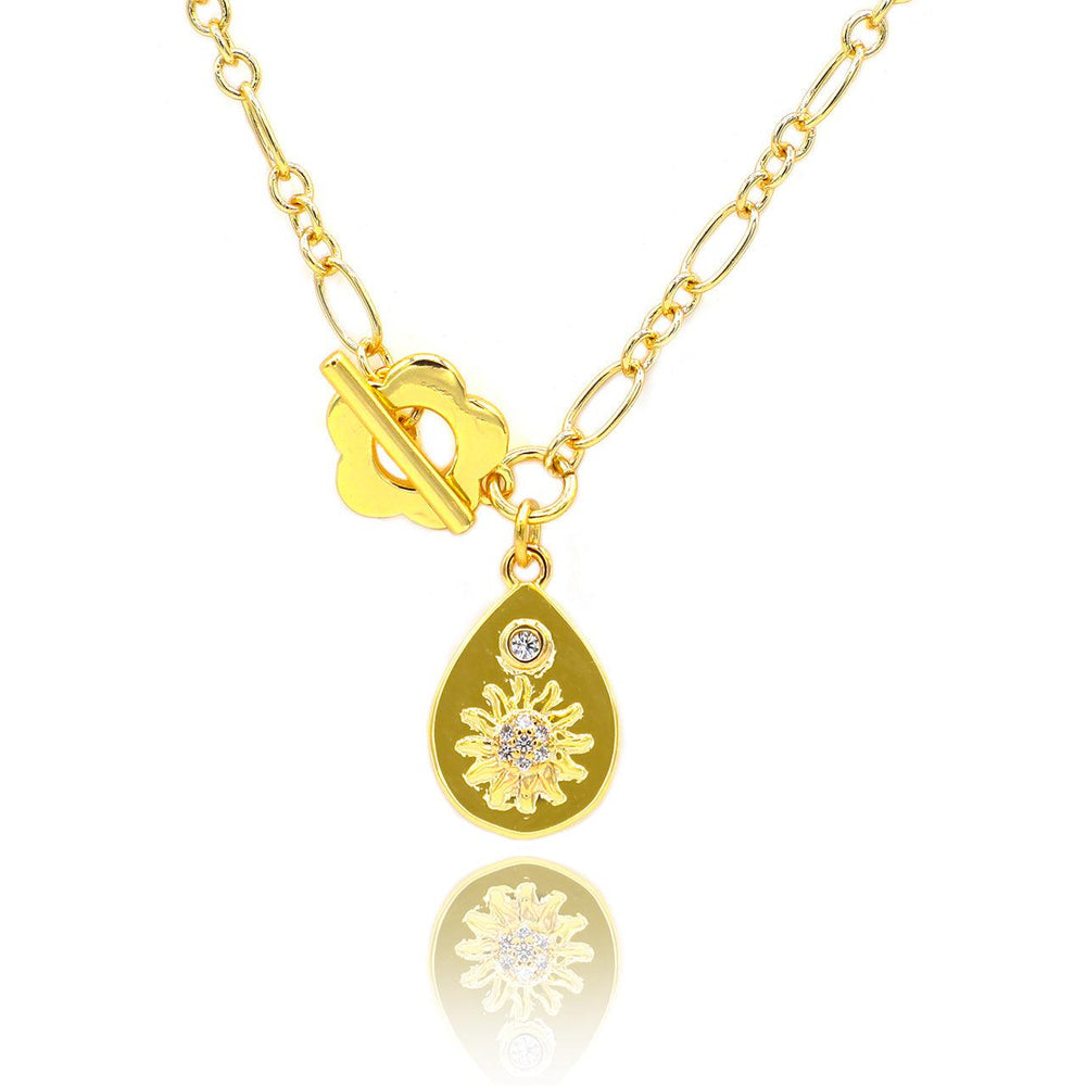 Sun & Flower Necklace