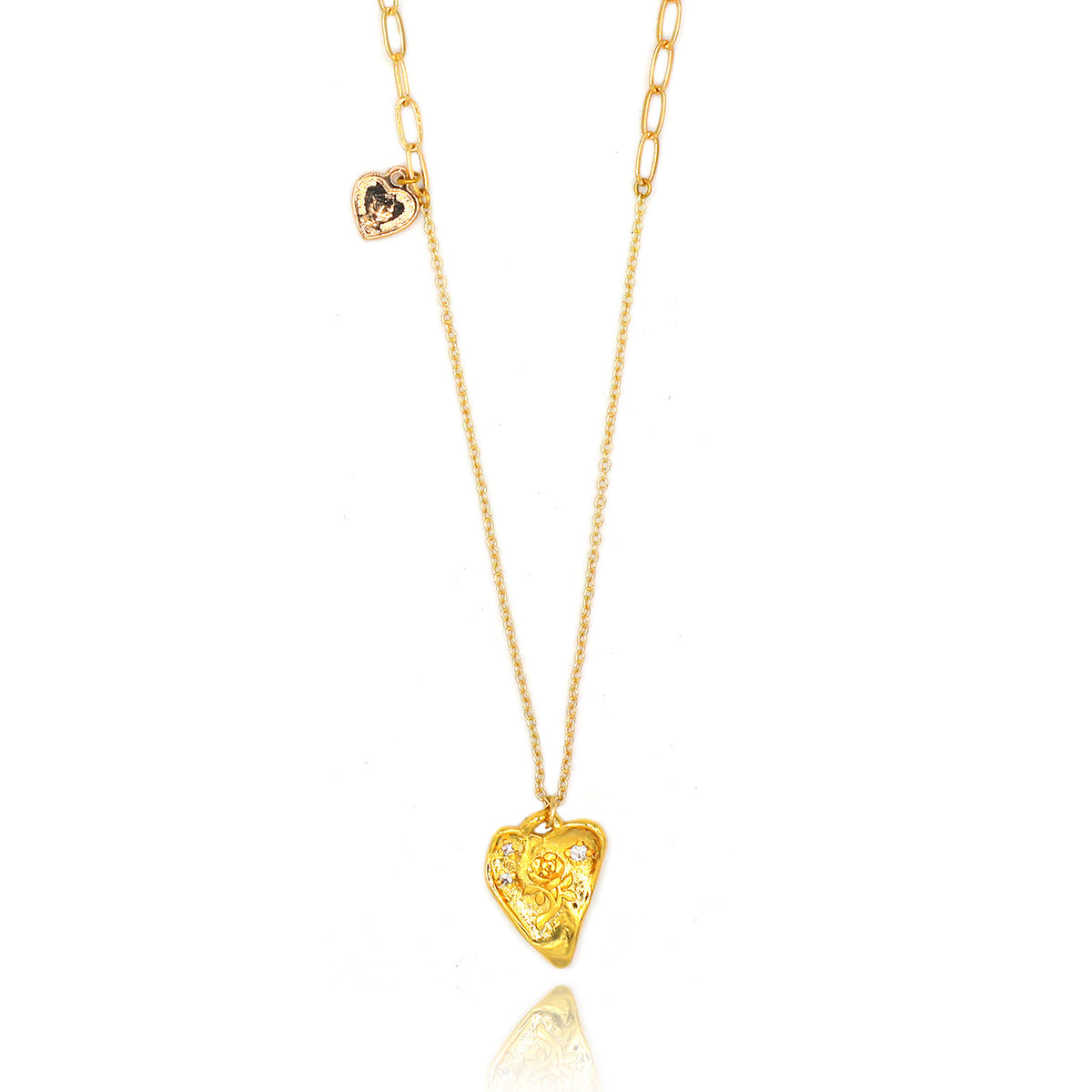Rosy Heart Necklace