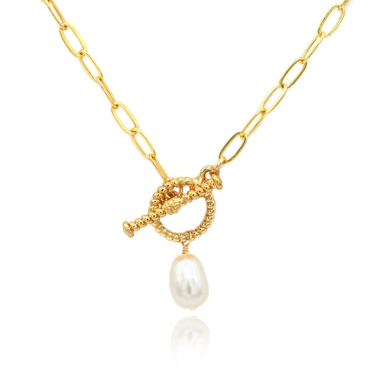 Pearl Lock Necklace