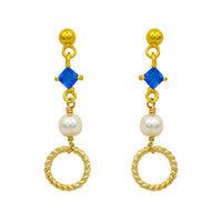 Gem & Pearl Earrings