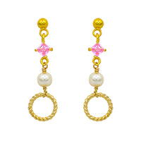 Gem & Pearl Earrings