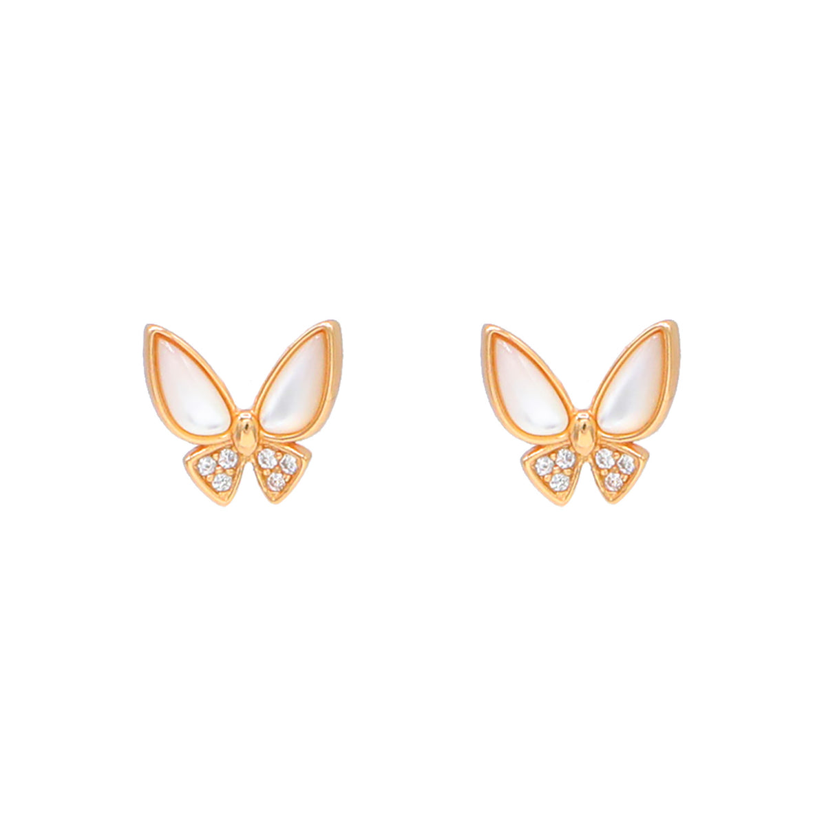 Iridescent Butterfly Earrings
