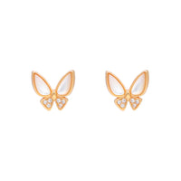 Iridescent Butterfly Earrings