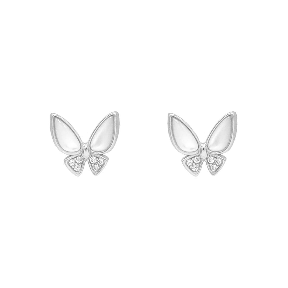 Iridescent Butterfly Earrings
