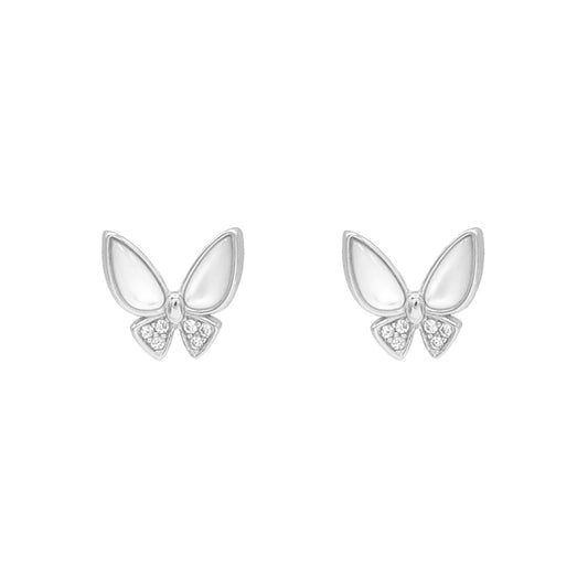 Iridescent Butterfly Earrings