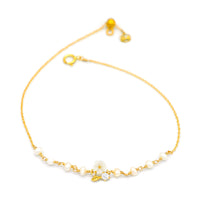 Floral Pearl Bracelet