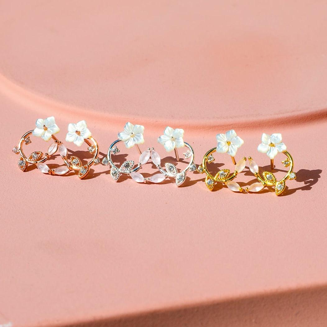 Elegant Pink Earrings