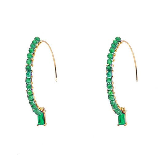 Perfect Set - Green Chalcedony Earrings & Choker