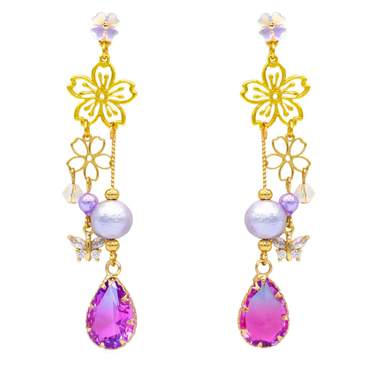 Purple Aesthetic  Earrings