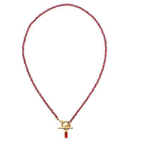 Perfect Set - Garnet Earrings & Choker