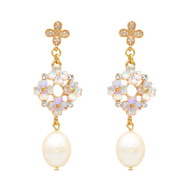 Blooming Pearl Earrings