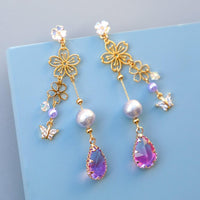 Purple Aesthetic  Earrings