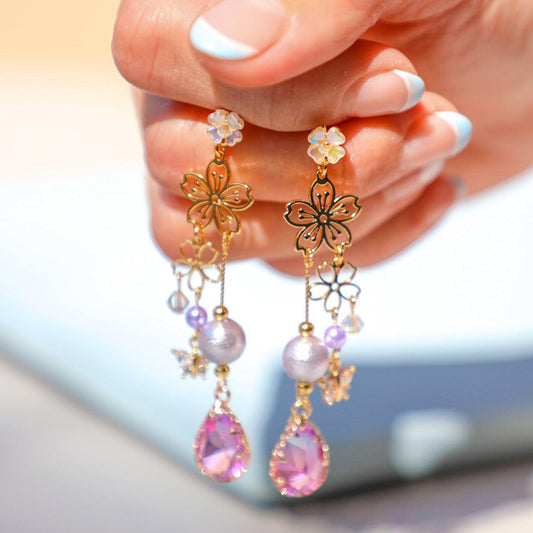 Purple Aesthetic  Earrings