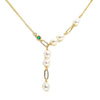 Poetic Pearl Set - Green Chalcedony Bracelet & Necklace