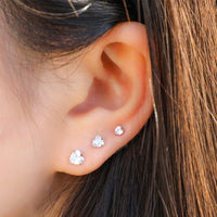 Diamond Heart Earrings