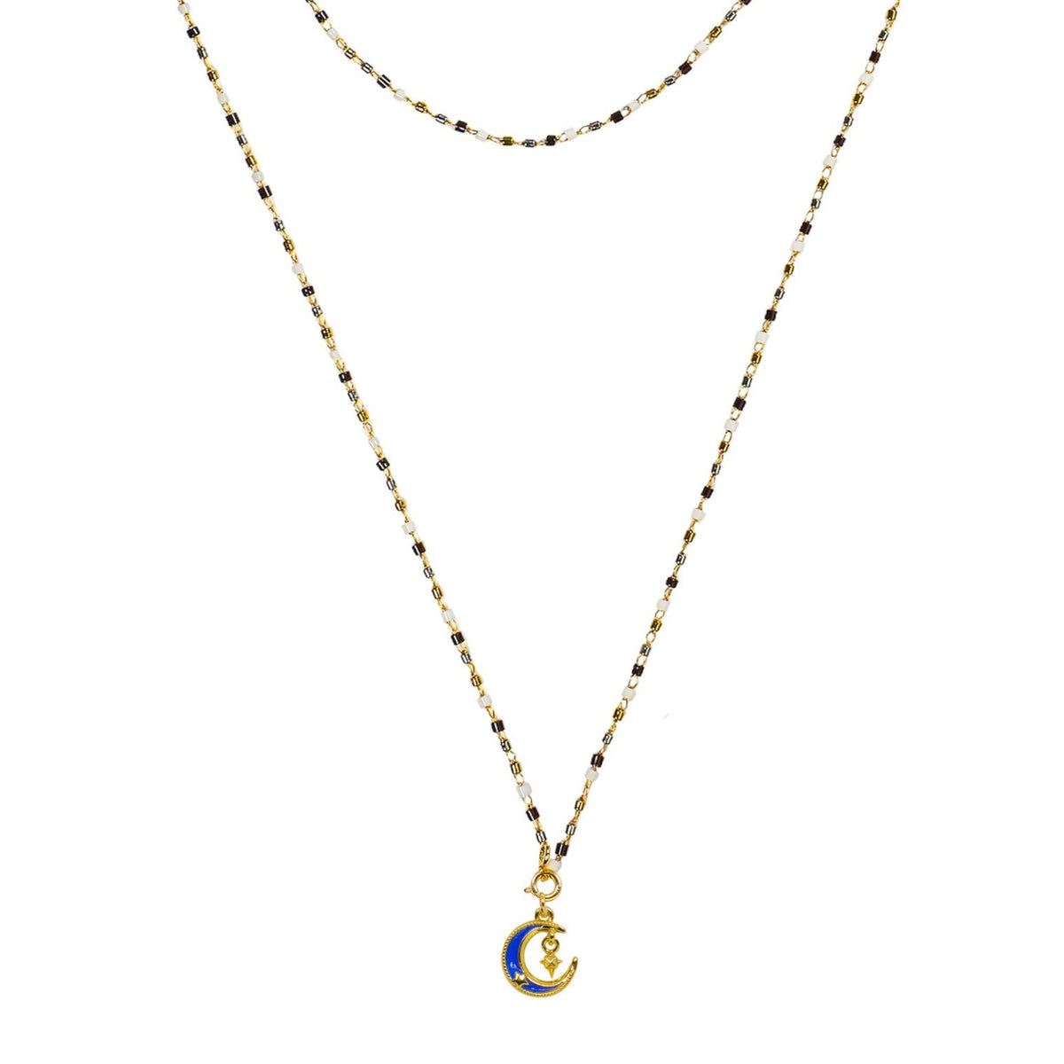 Good Luck Moon Huggies & Necklace Set