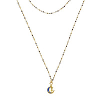 Good Luck Moon Huggies & Necklace Set