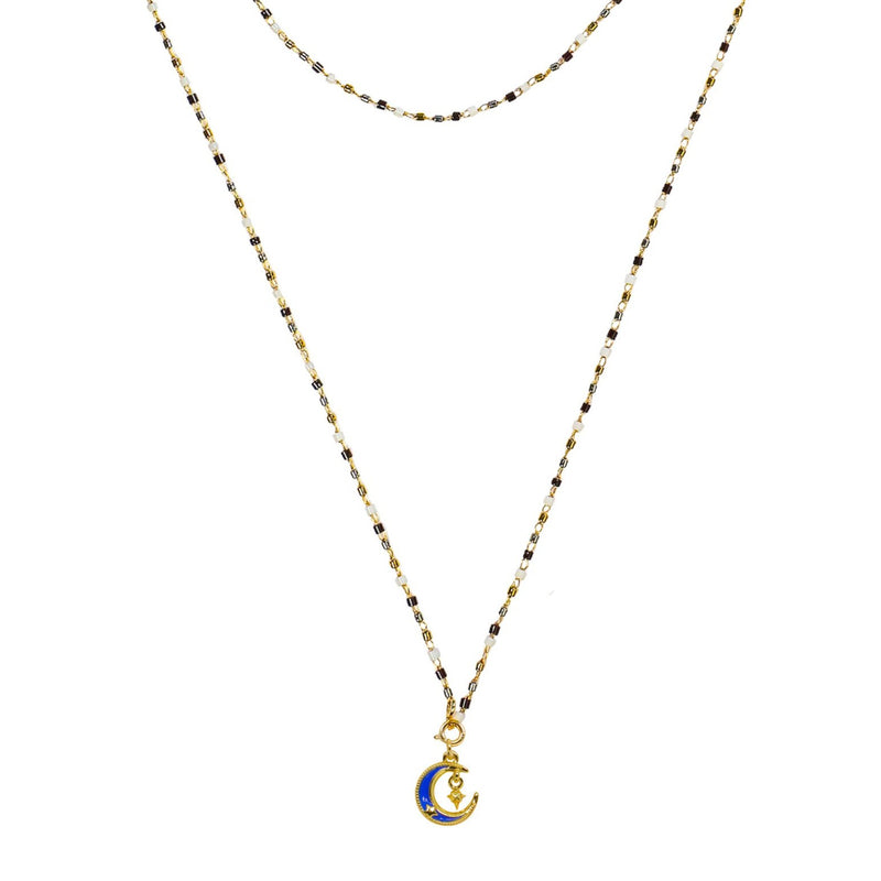 Good Luck Moon Huggies & Necklace Set