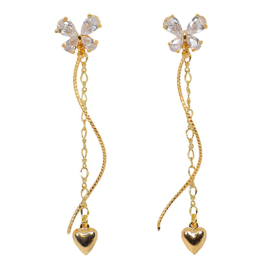 Butterfly Heart Earrings