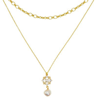 Royal Pearl Double Layer Necklace