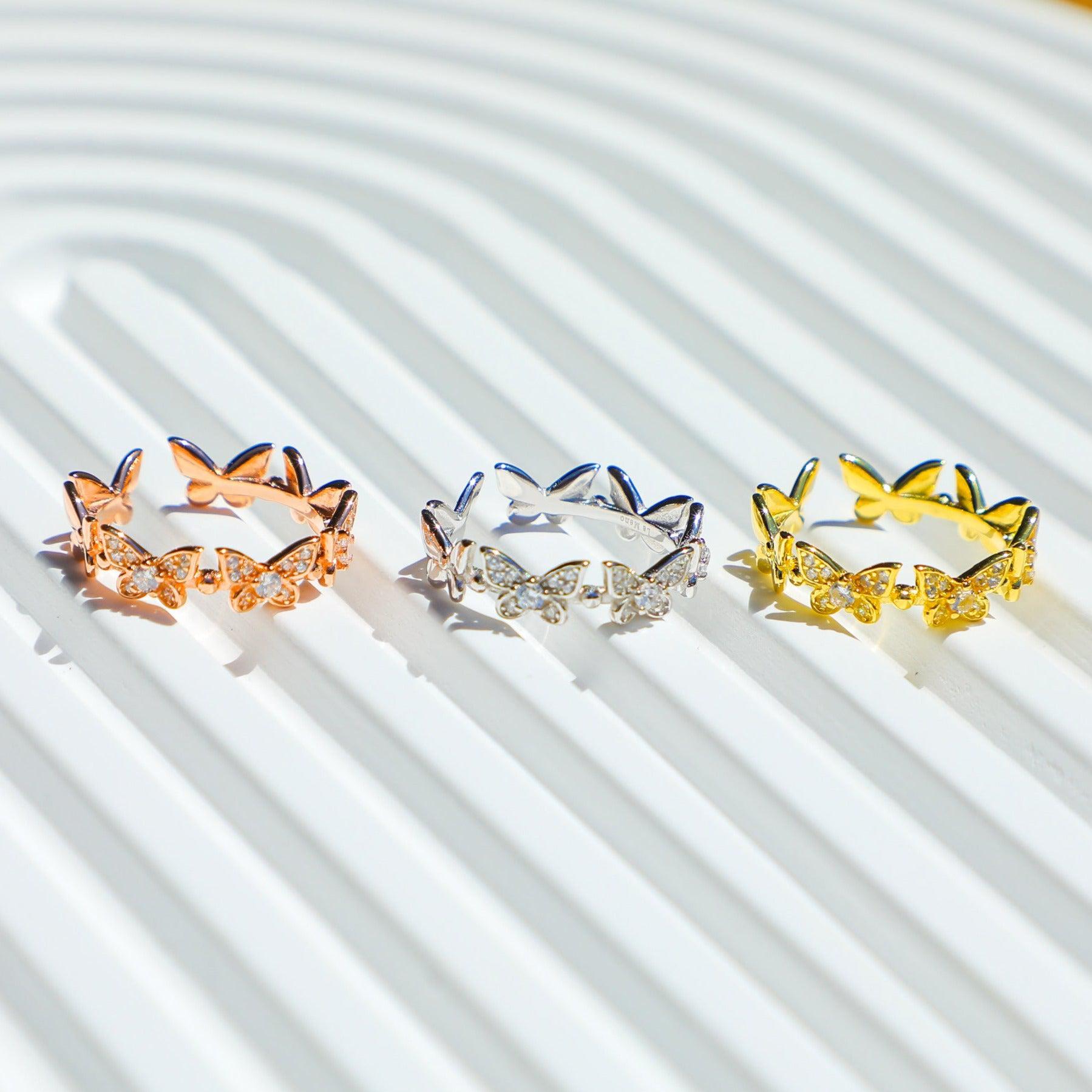 Butterfly Crown Ring