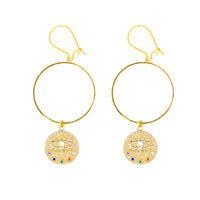 Rainbow Eye Necklace