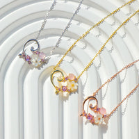 Floral Heart Necklace