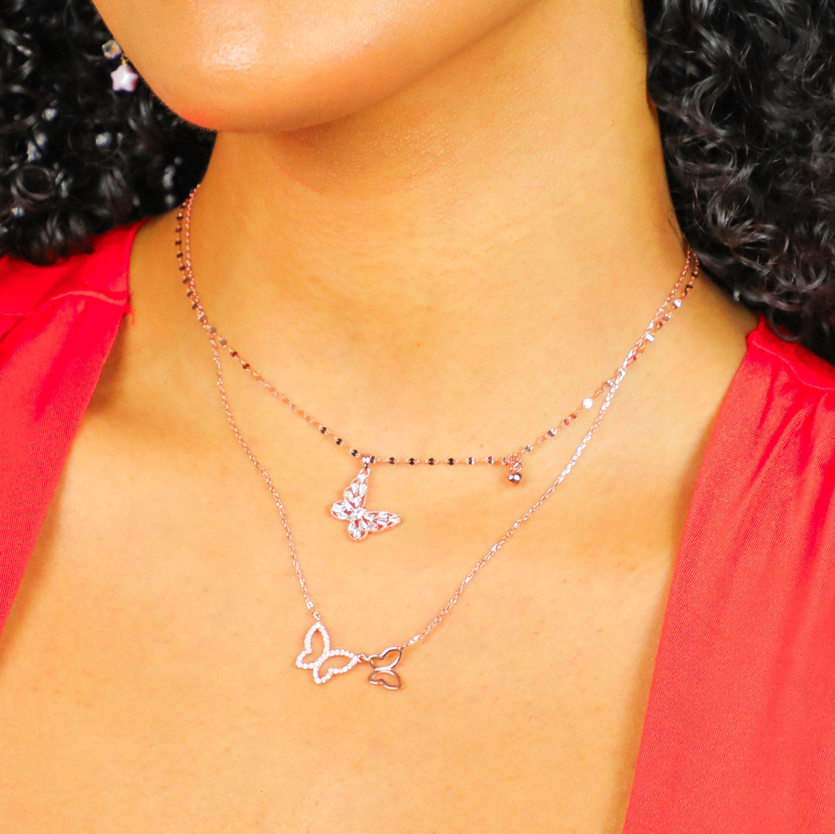 Sparkle Butterfly Necklace