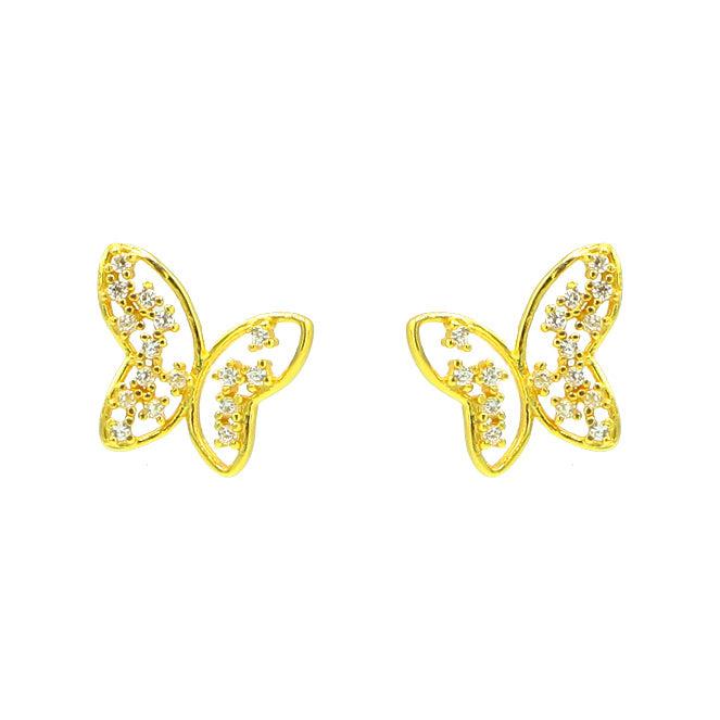 Glistening Butterfly Earrings