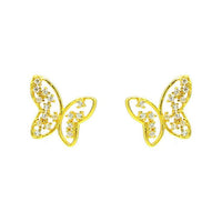Glistening Butterfly Earrings