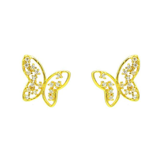 Glistening Butterfly Earrings