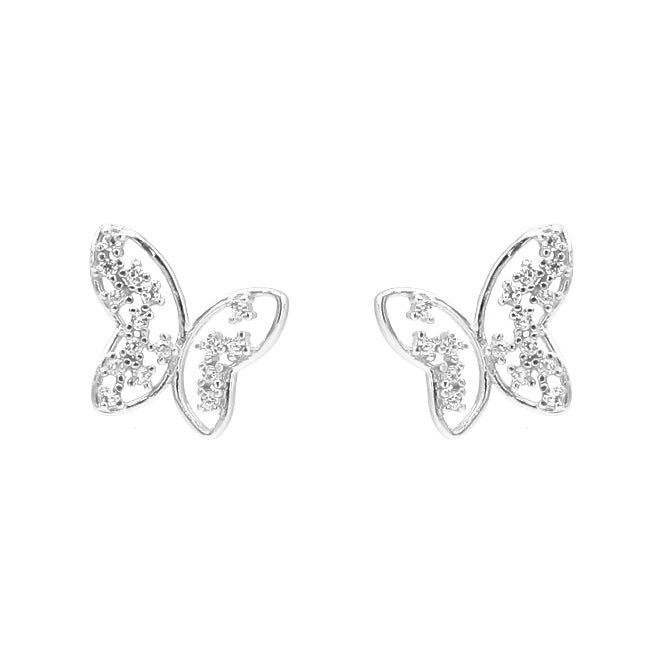 Glistening Butterfly Earrings