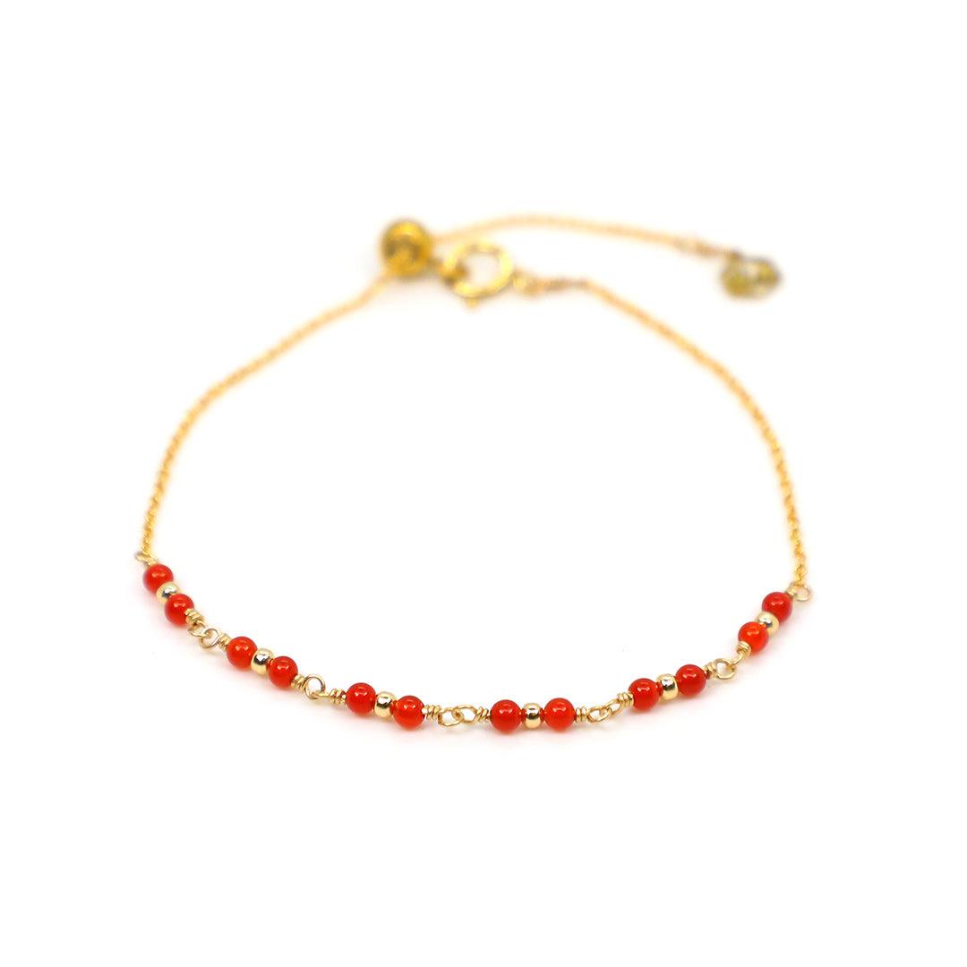 Carnelian Link Bracelet