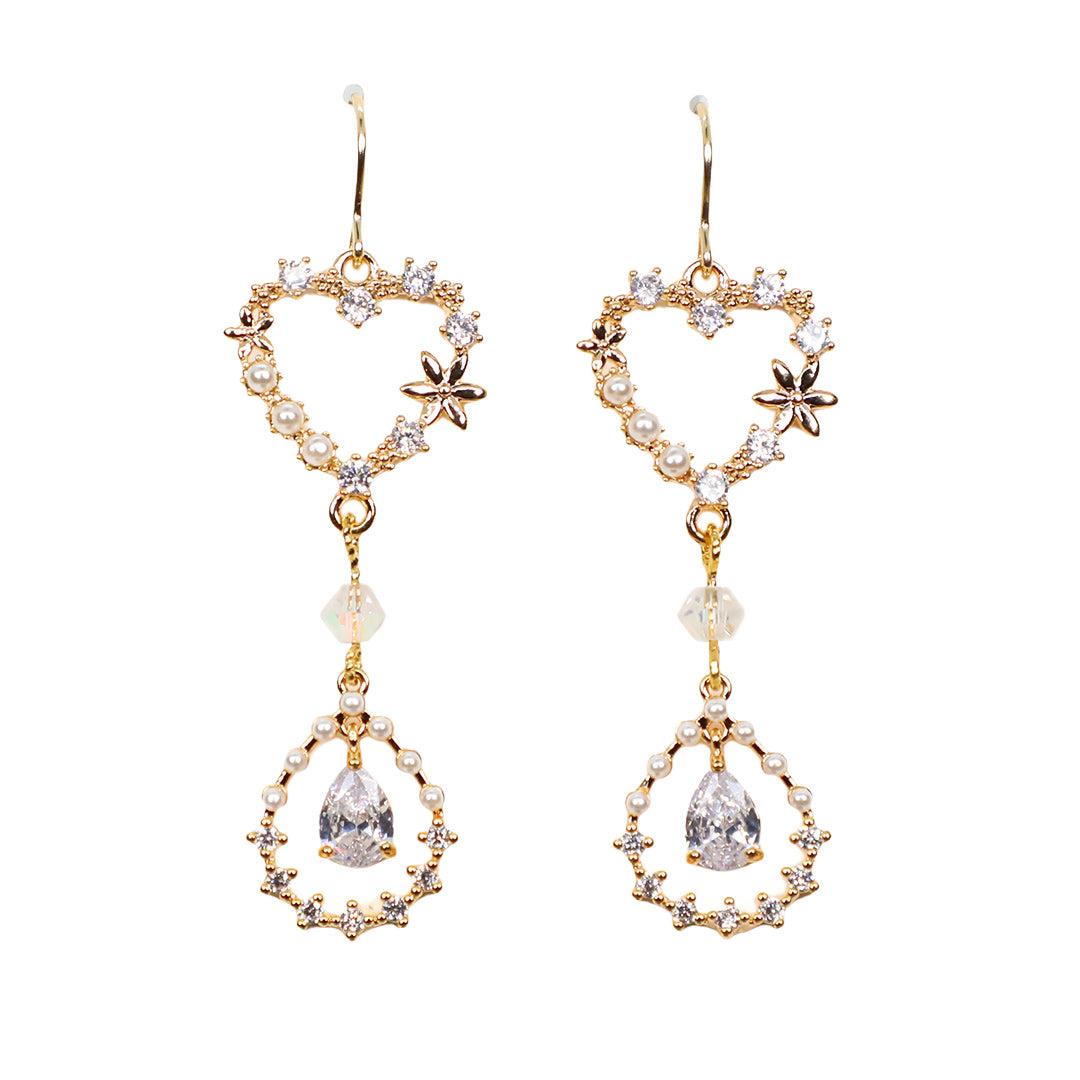 Blooming Heart Earrings