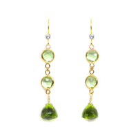 Over the Rainbow Earrings - Green Grass