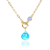 Over the Rainbow Necklace - Ocean Blue