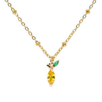 Lemon C.Z Necklace