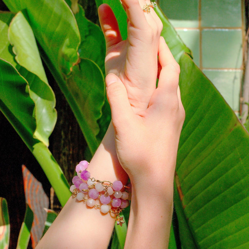 Spectrum Lavender Amethyst Bracelet (Elastic)