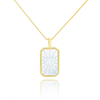 Mother of Pearl Zodiac Double-Sided Necklace