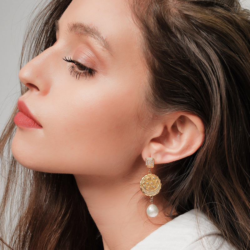 Celestial Pearl Earrings