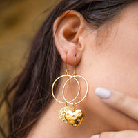 Rainbow Eye Earrings