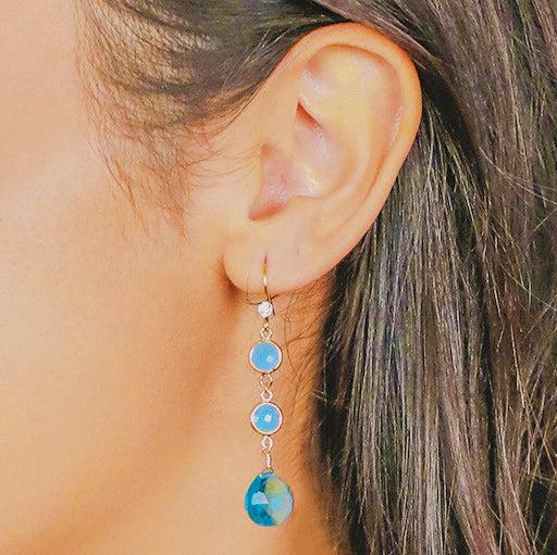 Over the Rainbow Necklace - Ocean Blue